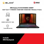 MSI Katana 15 HX B14WEK-435MY Gaming Laptop (Intel® Core™ i7-14650HX | 15.6" QHD | 16GB RAM | 512GB SSD | NVIDIA® GeForce RTX™ 5050 8GB | Windows 11 Home)