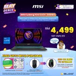 [Pre-order] MSI Cyborg 15 A13VFK-886MY Gaming Laptop (NVIDIA® GeForce RTX™ 4060 8GB,i7-13620H,16GB,512GB SSD,15.6"FHD,W11H,Black,2Y) [ETA:3-5 working days]