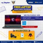 (my-Yayasan) MSI Thin 15 B12UC-1499MY Gaming Laptop (Intel Core i5-12450H | 15.6"FHD | 8GB RAM | 512GB SSD | NVIDIA® GeForce RTX™ 3050 | Windows 11 Home)