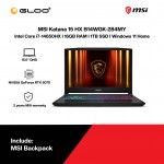 MSI Katana 15 HX B14WGK-284MY Gaming Laptop (Intel Core i7-14650HX | 15.6"QHD | 16GB RAM | 1TB SSD SSD |NVIDIA GeForce RTX5070 | Windows 11 Home)