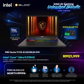 MSI Vector 17 HX AI A2XWJG-074MY Gaming Laptop (NVIDIA® GeForce RTX™ 5090 | CU 9-275HX | 17" QHD+ | 32GB RAM | 2TB SSD | Windows 11 Home)