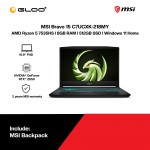 [Pre-order] MSI Bravo 15 C7UCXK-218MY Laptop (R5-7535HS,8GB,512GB SSD,RTX2050 4GB,15.6” FHD,W11H,Blk,2Yrs) [ETA: 3-5 working days]