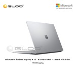 (Surface for Student 10% off) Microsoft Surface Laptop 4 13" R5/8GB RAM - 256GB Platinum - 5PB-00018