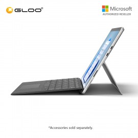 (Surface For Student 10% Off) Microsoft Surface Pro 8 Core i5/8GB RAM - 128GB SSD Platinum - 8PN-00012 + Free 3 Months Pixlr Premium Access - Worth RM100