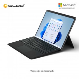 (Surface For Student 10% Off) Microsoft Surface Pro 8 Core i5/8GB RAM - 256GB SSD Graphite - 8PQ-00028 + Free 3 Months Pixlr Premium Access - Worth RM100