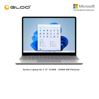 Microsoft Surface Laptop Go 2 12" i5/8GB - 256GB SSD Platinum - 8QF-00042
