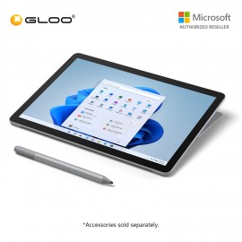 Microsoft Surface Go 3 Pentium 8GB RAM - 128GB Platinum - 8VA-00009 + Shieldcare 1 Year Extended Warranty