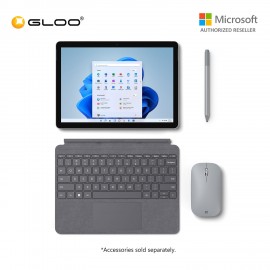 Microsoft Surface Go 3 Pentium 8GB RAM - 128GB Platinum - 8VA-00009 + Shieldcare 1 Year Extended Warranty