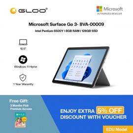 (Surface For Student 5% Off) Microsoft Surface Go 3 P/8GB RAM - 128GB - 8VA-000099