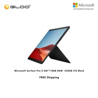 (Surface For Student 10% Off) Microsoft Surface Pro X SQ1™/8GB RAM -256GB LTE Black