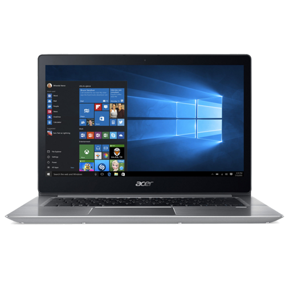 Acer Swift 3 SF315-51-520J 15.6" Laptop (I5-8250, 8GB, 256GB SSD, Intel 620, W10H) – Sparkly Silver Acer Swift 3 SF315-51-520J 15.6" Laptop (I5-8250, 8GB, 256GB SSD, Intel 620, W10H) – Sparkly Silver