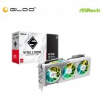 ASRock AMD Radeon RX 9070 XT Steel Legend 16GB GDDR6 Graphic Card – White (90-GA5DZZ-00UANF)