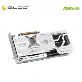 ASRock AMD Radeon RX 9070 XT Steel Legend 16GB GDDR6 Graphic Card – White (90-GA5DZZ-00UANF)