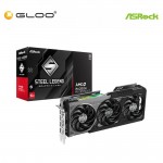 ASRock AMD Radeon RX 9070 XT Steel Legend Dark 16GB GDDR6 Graphic Card (90-GA5VZZ-00UANF)