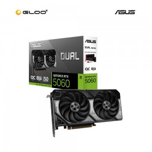 Asus GeForce RTX 5060 Dual 8GB GDDR7 OC Edition Graphics Card (90YV0N12-M0NA00)