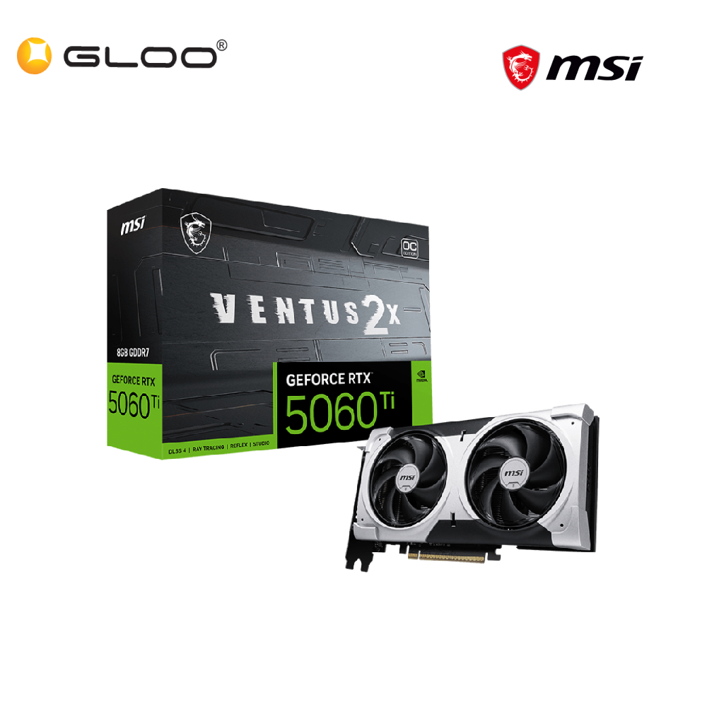 MSI Geforce RTX 5060 TI Ventus OC Plus 2X 8GB Graphics Card 912-V536-024