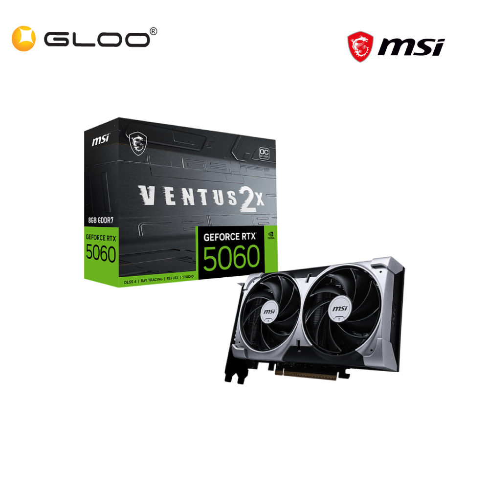 MSI GeForce RTX 5060 Ventus 2X 8G OC Edition Graphics Card (912-V537-017)