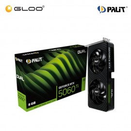PALIT GEFORCE RTX 5060 TI DUAL 8GB GDDR7 GRAPHIC CARD - NE7506T019P1-GB2062D