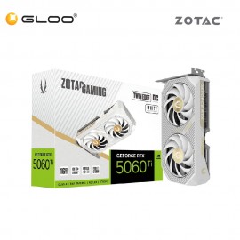 Zotac GeForce RTX 5060 TI Gaming 16GB Twin Edge OC Edition Graphics Card - White (ZT-B50620Q-10M)