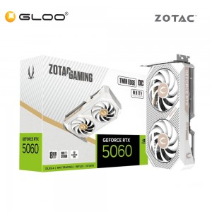 Zotac Gaming GeForce RTX 5060 Twin Edge OC White Edition Graphics Card (ZT-B50600Q-10M)