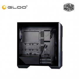 Cooler Master HAF 500 Tempered Glass ATX Mid Tower Case - Black