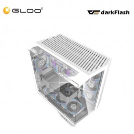 Darkflash Arcee Dy470 Dual Chamber Atx Casing - White (Df-Dy470-Wh)