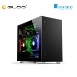 JONSBO V10 Tempered Glass ITX Case- Black