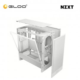 NZXT H3 Flow 2025 Casing - White (CC-H31FB-01)