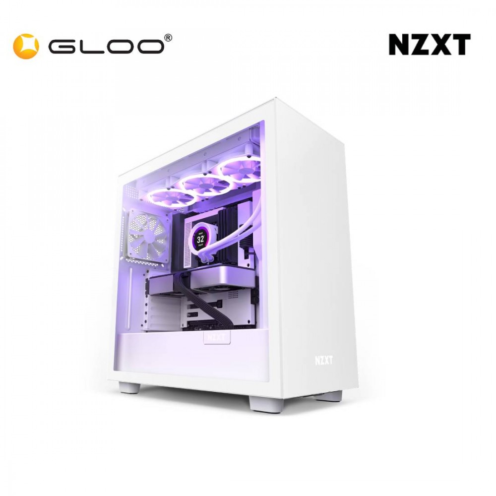 NZXT H7 Elite Mid Tower Case - Matte White for sale online
