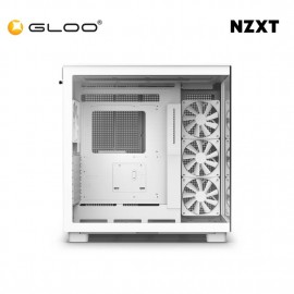 NZXT H9 Flow Mid-Tower Case - White