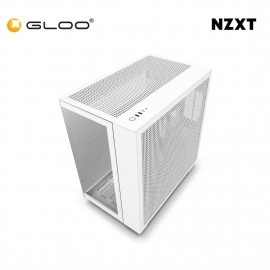 NZXT H9 Flow Mid-Tower Case - White