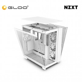 NZXT H9 Flow Mid-Tower Case - White