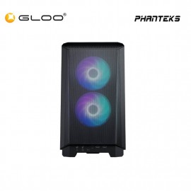 Phanteks P200A iTX Case, Tempered Glass, DRGB - Satin Black