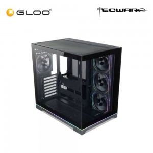 Tecware VXN GLOW M TG Matx Case w/ 3 x ARGB Fans (Black) (TWCA-VXNGLOWM-BKAR)
