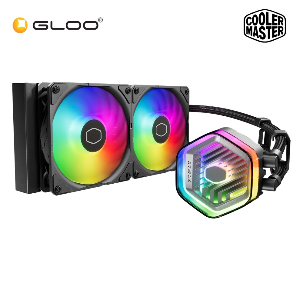 Cooler Master MasterLiquid 240 Atmos ARGB Close-Loop AIO Liquid Cooler (CM-MLX-D24M-A25PZ-R1)