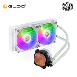 Cooler Master MasterLiquid 240L Core ARGB White CPU Liquid Cooler (CM-MLW-D24M-A18PZ-RW)