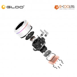 ID-Cooling SPACE SL360 LCD Watercooling - White (ID-CPU-SL360-WHITE)