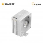 Ocypus Iota A40 WH 120MM Single Tower CPU Air Cooler with Digital Display -White (Iota-A40-WH1NNWD00X-GL)