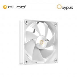 Ocypus Iota A40 WH 120MM Single Tower CPU Air Cooler with Digital Display -White (Iota-A40-WH1NNWD00X-GL)
