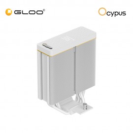 Ocypus Iota A40 WH 120MM Single Tower CPU Air Cooler with Digital Display -White (Iota-A40-WH1NNWD00X-GL)