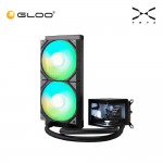 TRYX PANORAMA 240mm ARGB AIO Liquid Cooler - Black (L-P240A-AS2M-G0K)