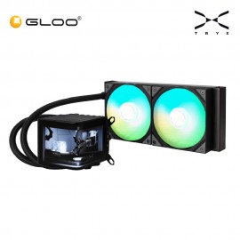 TRYX PANORAMA 240mm ARGB AIO Liquid Cooler - Black (L-P240A-AS2M-G0K)