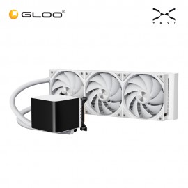 TRYX PANORAMA 360mm ARGB AIO Liquid Cooler - White (L-P360A-AS3M-G1W)