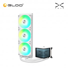 TRYX PANORAMA 360mm ARGB AIO Liquid Cooler - White (L-P360A-AS3M-G1W)