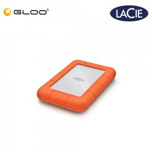 LaCie Rugged Mini 4TB USB 3.0 With Rescue Portable Hard Drive (LAC9000633)