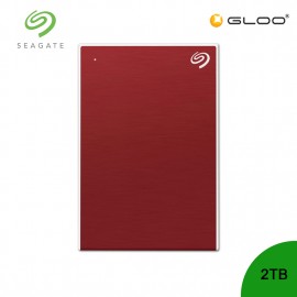 Seagate Backup Plus Portable Drive Red 2TB - STHN2000403 FREE Seagate Pouch