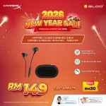 HyperX Cloud Earbuds II BLK Gaming Earbuds with Mic-70N24AA