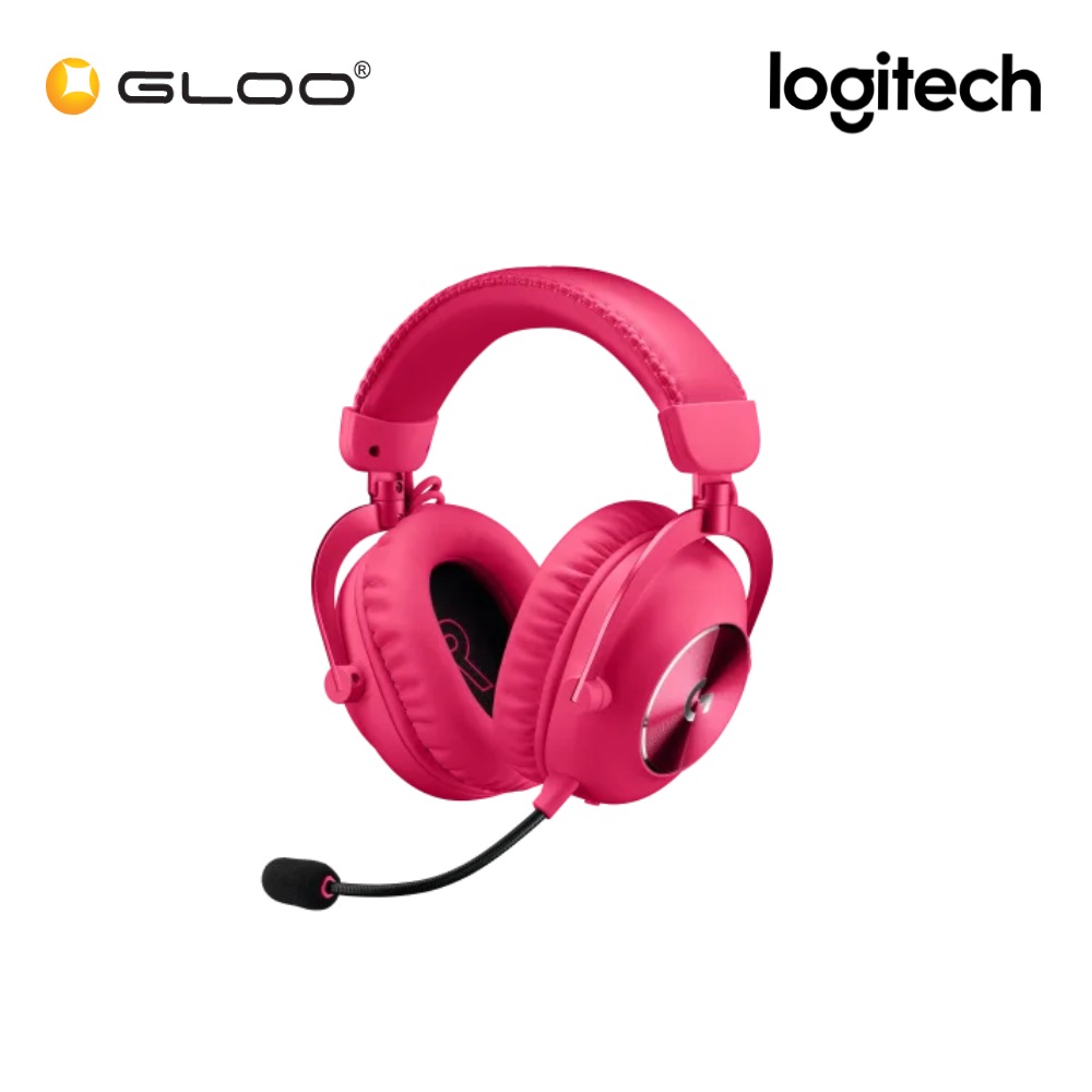 Logitech G Pro X 2 Lightspeed Wireless Gaming Headset - Magenta (981-001276)