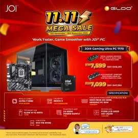 JOI Ultra Gaming PC 7170 (Intel Ultra 7-265K/32GB RAM/1TB SSD/RTX 5070 TI/DOS)