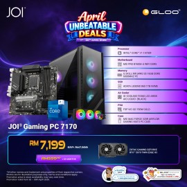 JOI Gaming PC 7170 (INTEL CORE I7-14700F/16GB RAM/1TB SSD/RTX 5070/DOS)